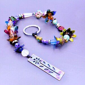 Artisan Glass, Crystal & Metal Hanging from Luna Mountain Supply Company